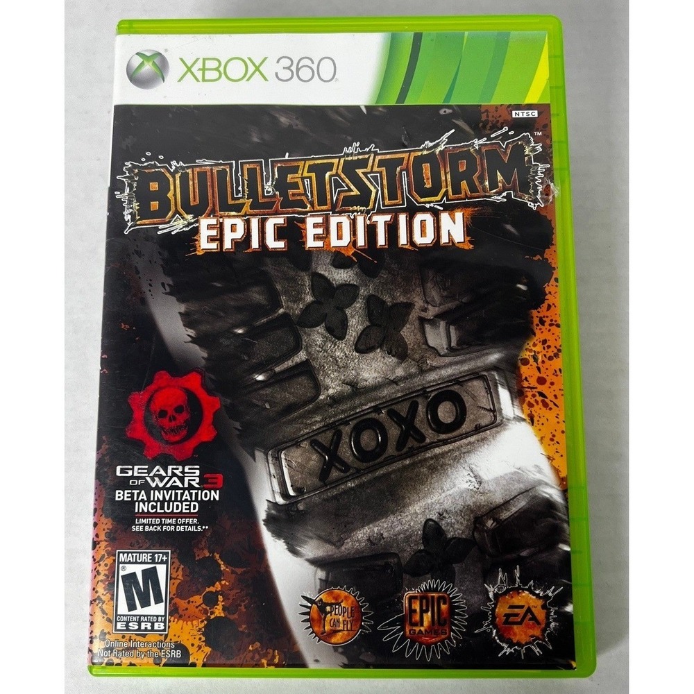 Bulletstorm Epic Edition Xbox 360 EA Games People Can Fly NTSC Complete CIB